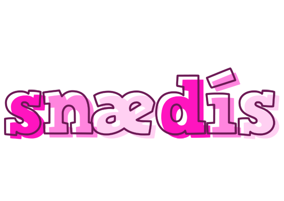 Snædís hello logo