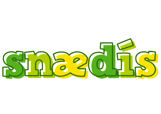 Snædís juice logo