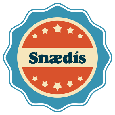 Snædís labels logo