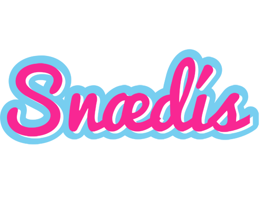 Snædís popstar logo