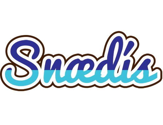 Snædís raining logo