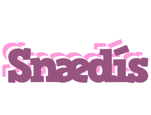 Snædís relaxing logo