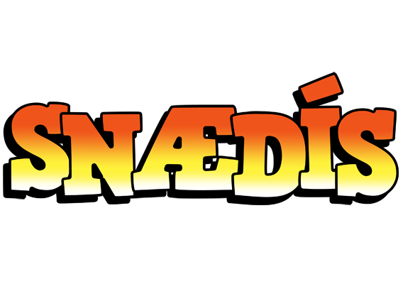 Snædís sunset logo