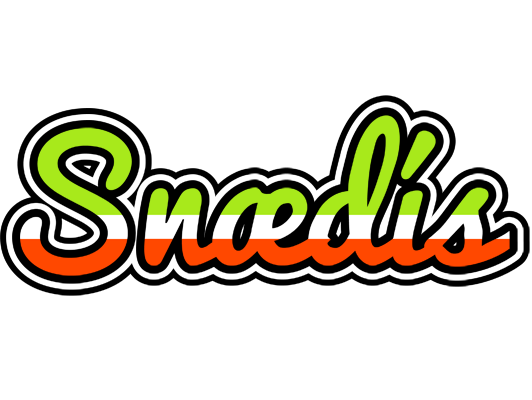 Snædís superfun logo