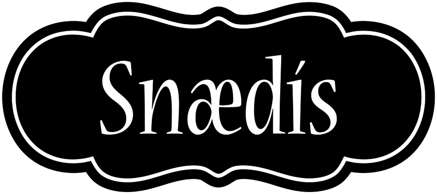 Snædís welcome logo
