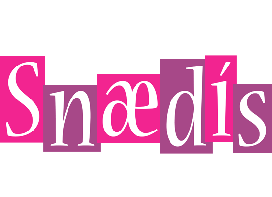 Snædís whine logo