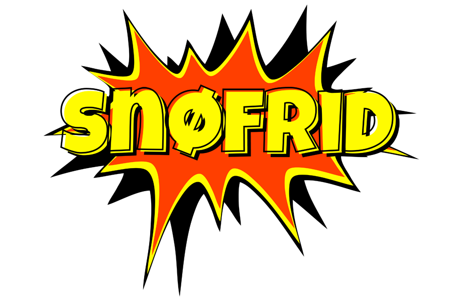 Snøfrid bazinga logo