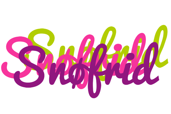 Snøfrid flowers logo