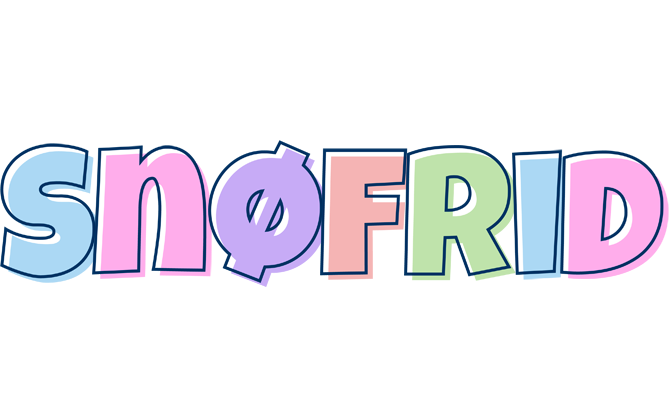 Snøfrid pastel logo