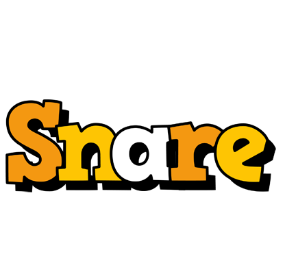 Snare cartoon logo