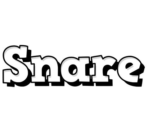 Snare snowing logo