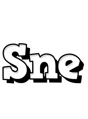 SNE logo effect. Colorful text effects in various flavors. Customize your own text here: https://www.textgiraffe.com/logos/snowing/