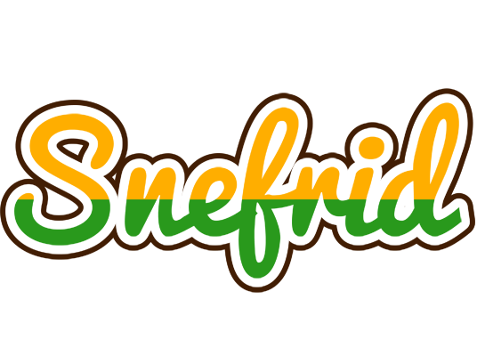 Snefrid banana logo