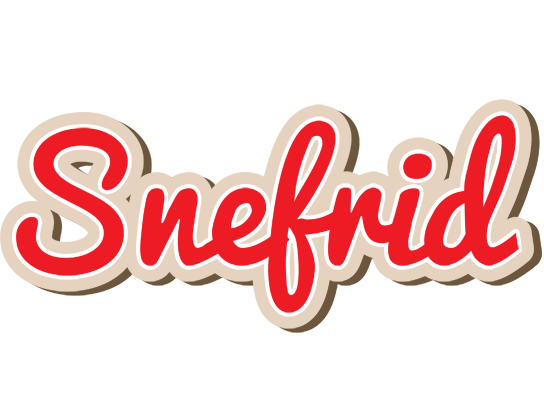 Snefrid chocolate logo