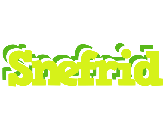 Snefrid citrus logo