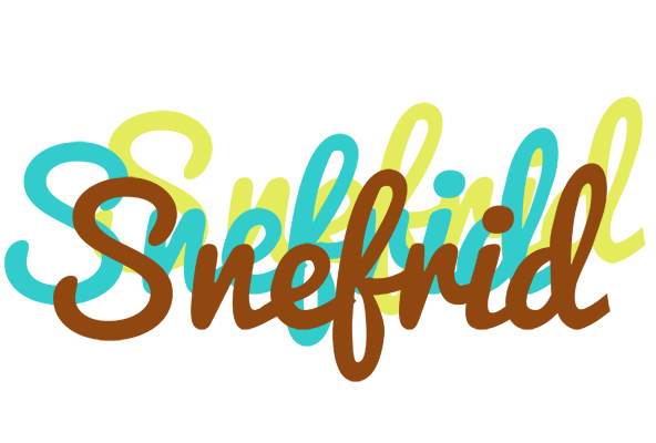 Snefrid cupcake logo