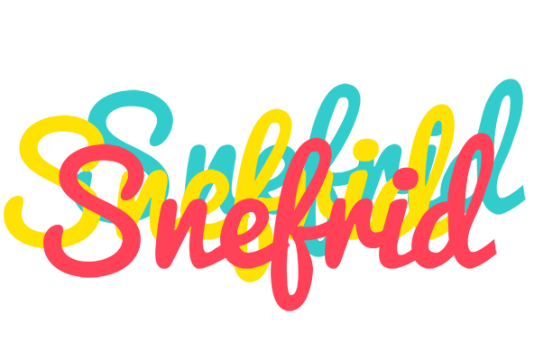 Snefrid disco logo