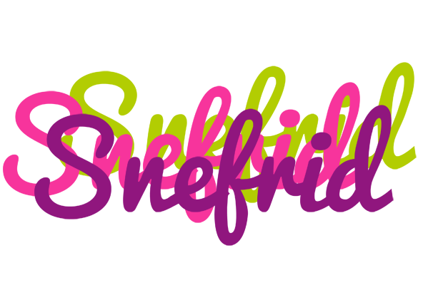 Snefrid flowers logo
