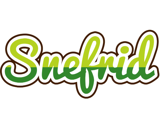 Snefrid golfing logo