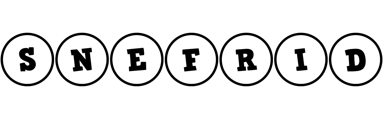Snefrid handy logo
