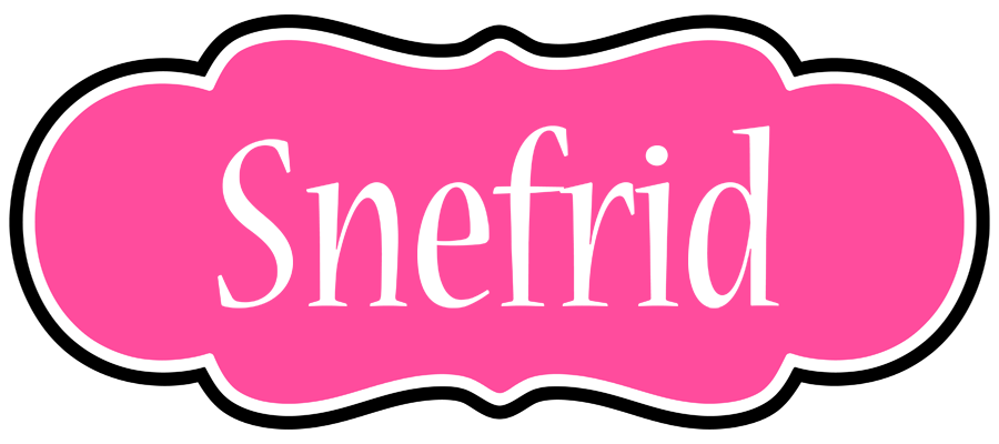Snefrid invitation logo