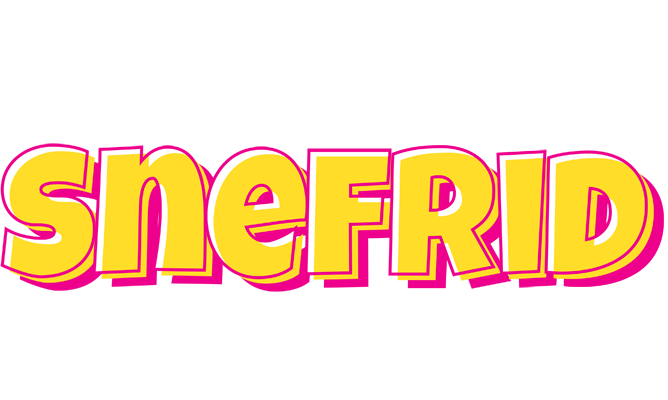 Snefrid kaboom logo