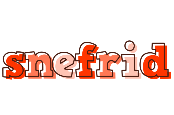 Snefrid paint logo