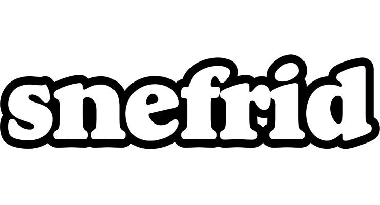 Snefrid panda logo