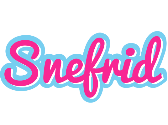 Snefrid popstar logo
