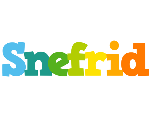 Snefrid rainbows logo