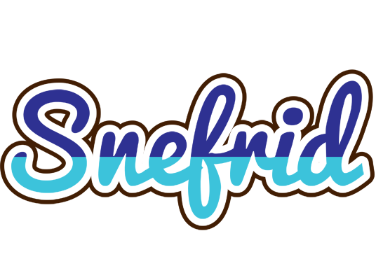 Snefrid raining logo