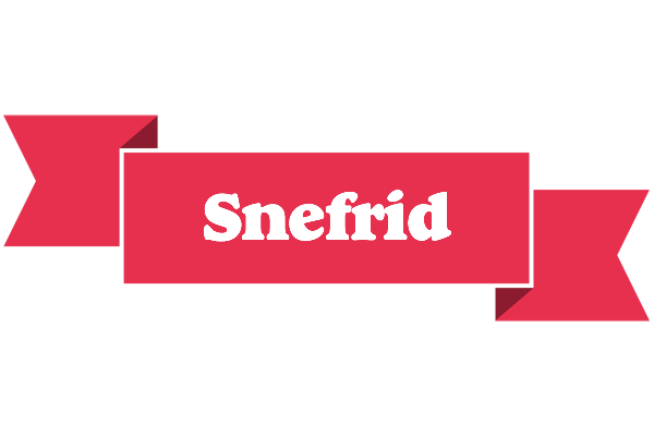 Snefrid sale logo