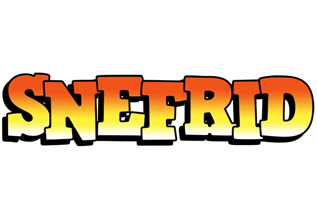 Snefrid sunset logo