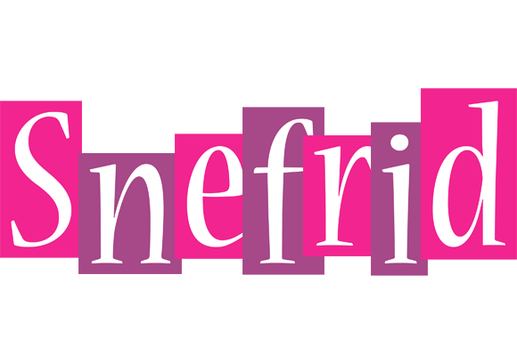 Snefrid whine logo