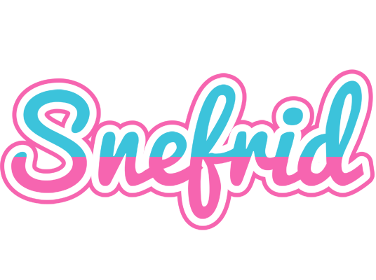 Snefrid woman logo