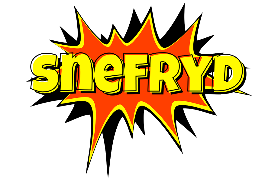 Snefryd bazinga logo