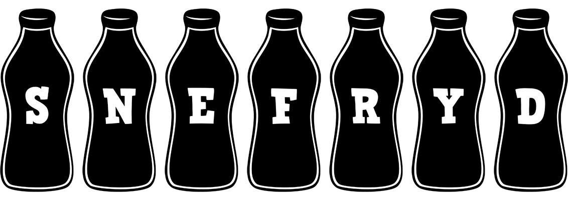 Snefryd bottle logo