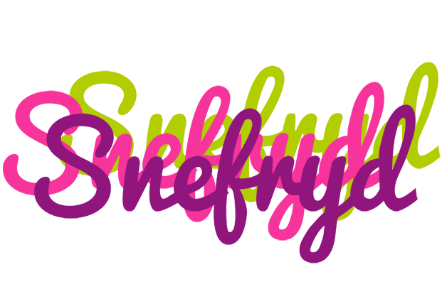 Snefryd flowers logo