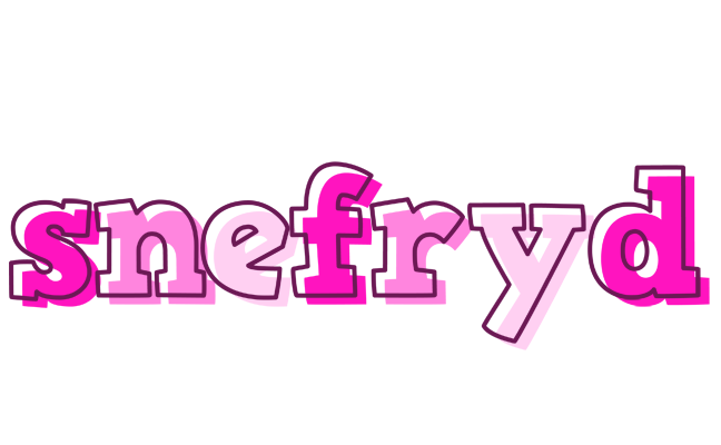 Snefryd hello logo
