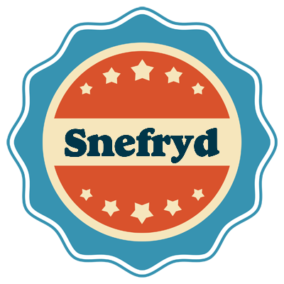 Snefryd labels logo
