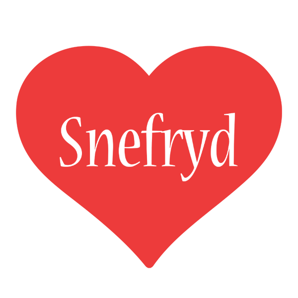 Snefryd love logo