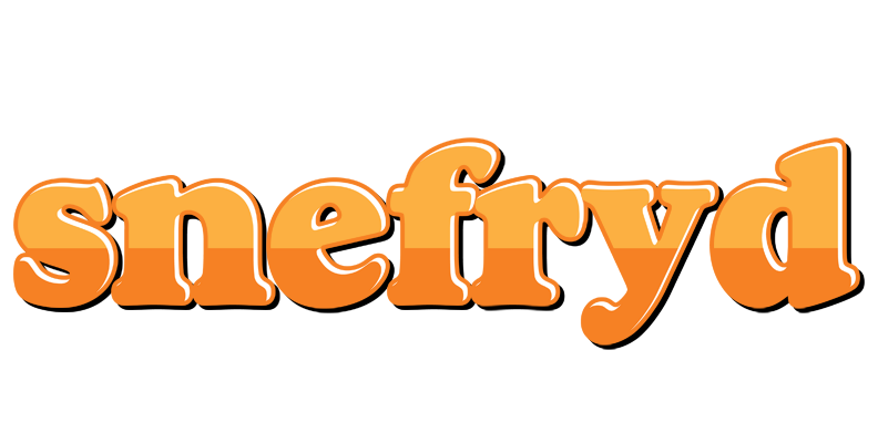 Snefryd orange logo