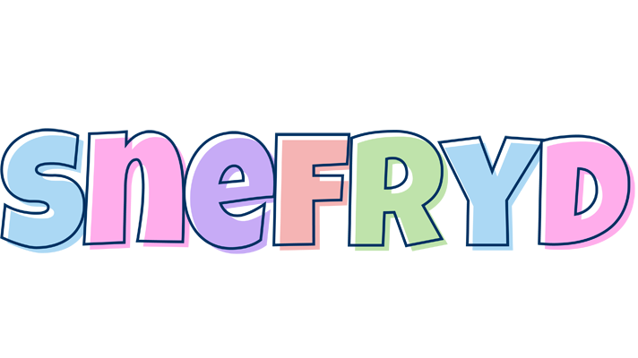 Snefryd pastel logo
