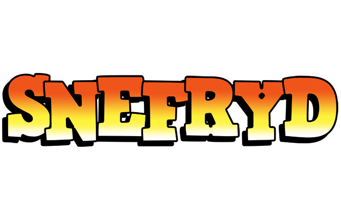 Snefryd sunset logo