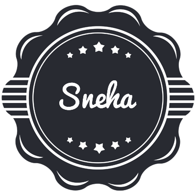 Sneha badge logo