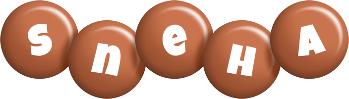 Sneha candy-brown logo