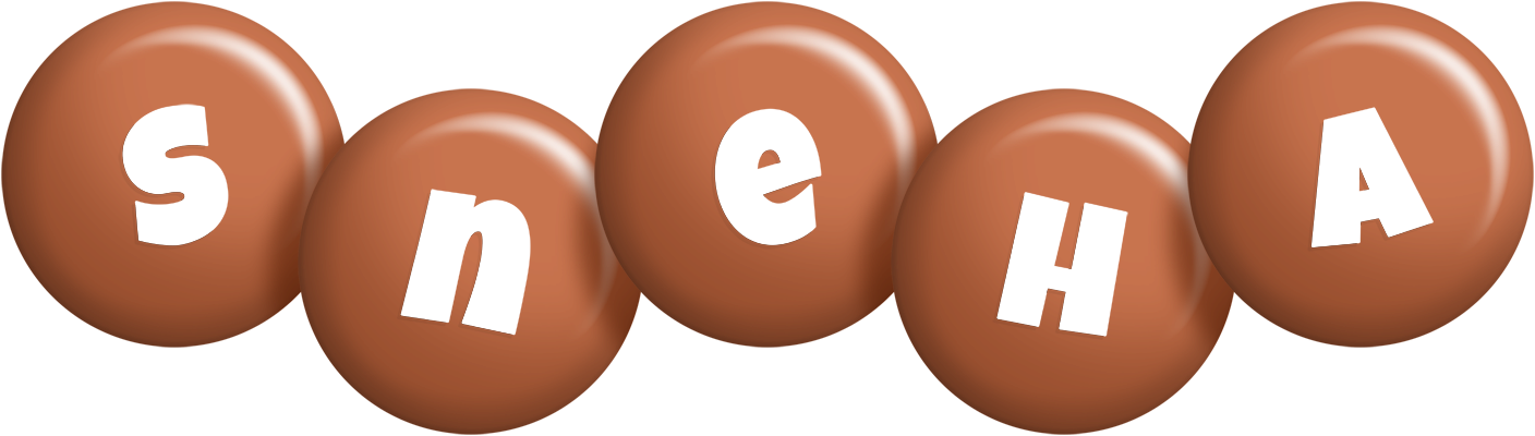 Sneha candy-brown logo