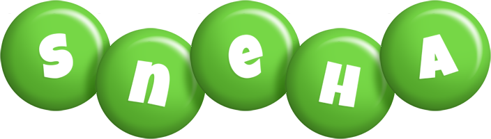 Sneha candy-green logo