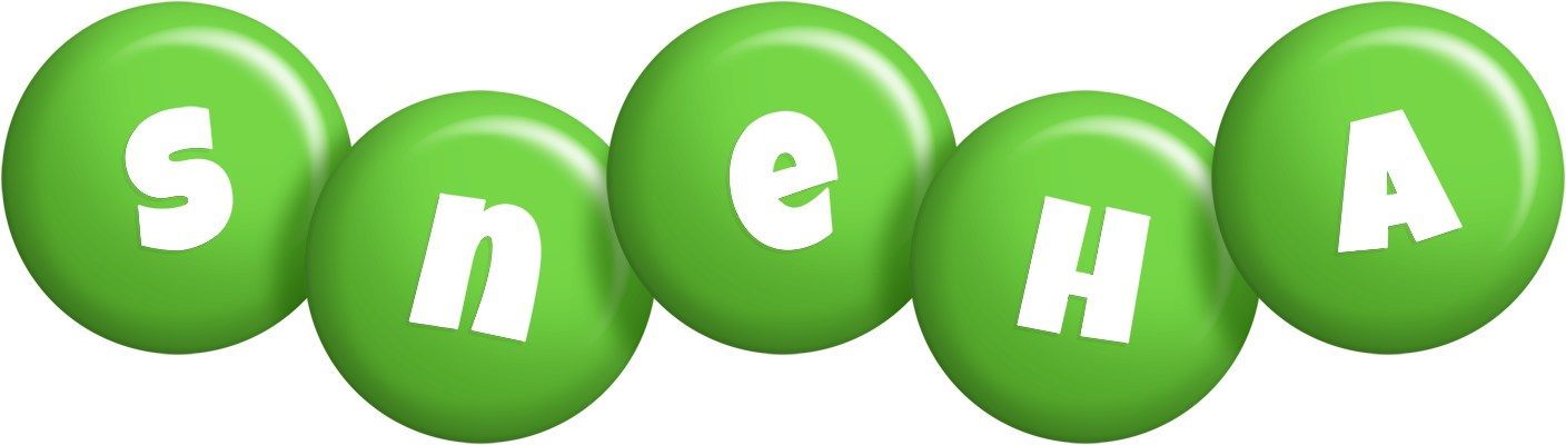 Sneha candy-green logo