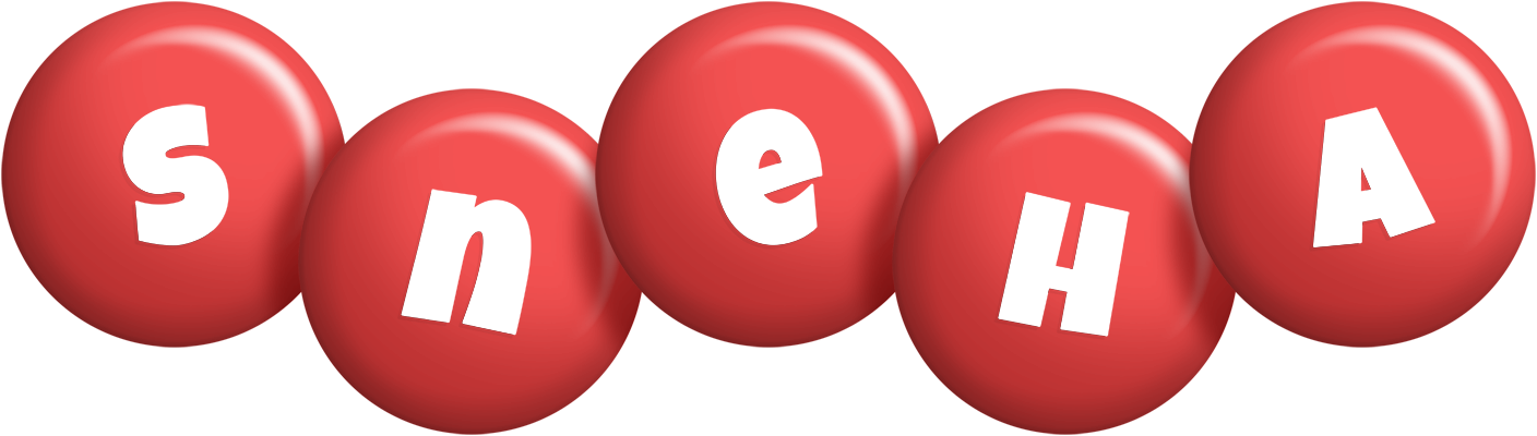 Sneha candy-red logo
